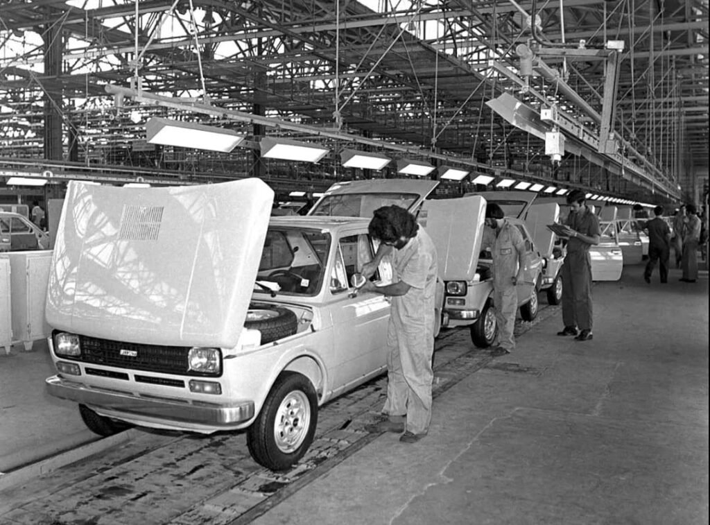 Linha de montagem da Fiat