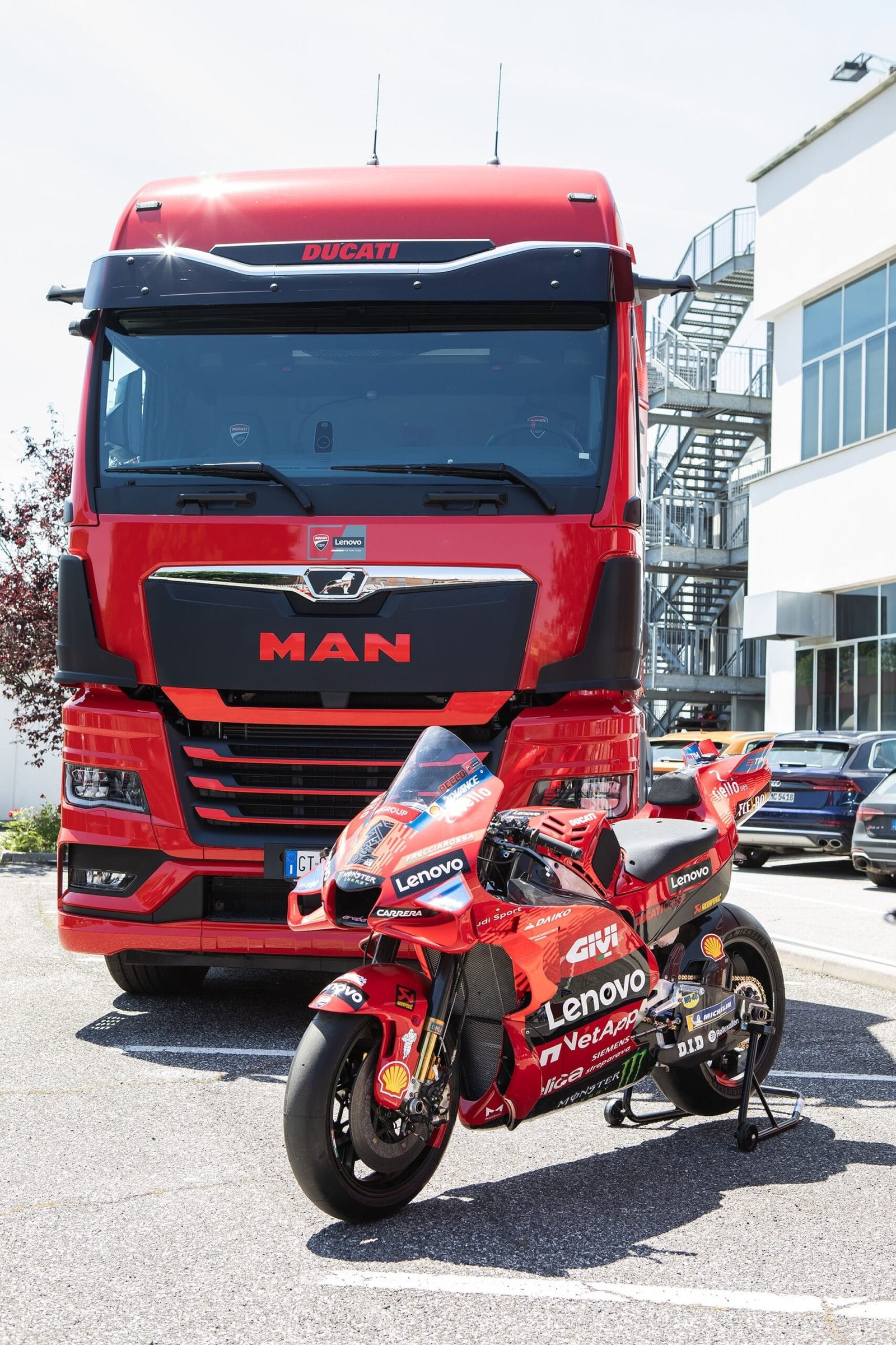 MAN Truck & Bus e Ducati Lenovo Team juntas na MotoGP