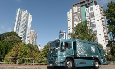 Volvo inicia testes com caminhão elétrico em Curitiba