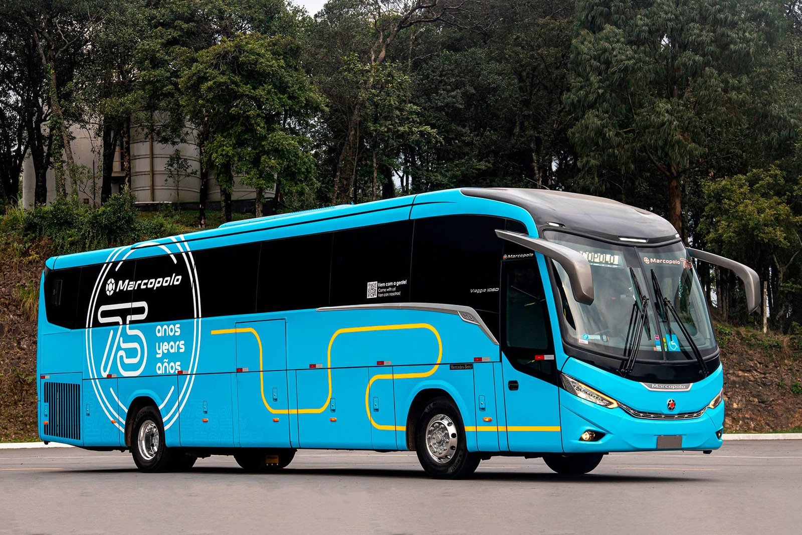 Marcopolo tem novo ônibus para fretamento e turismo
