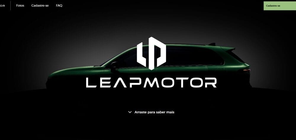 Leapmotor estreia hotsite no Brasil