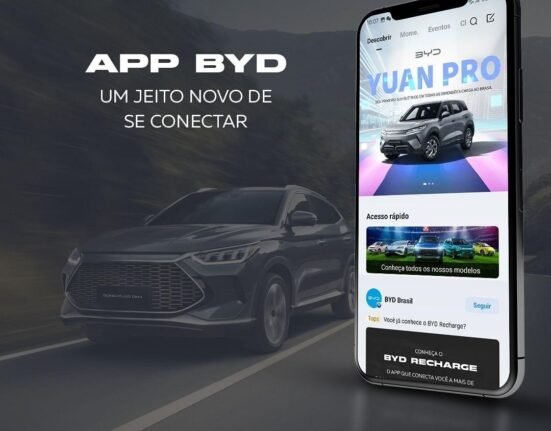 Aplicativo BYD proporciona uma experiência mais intuitiva