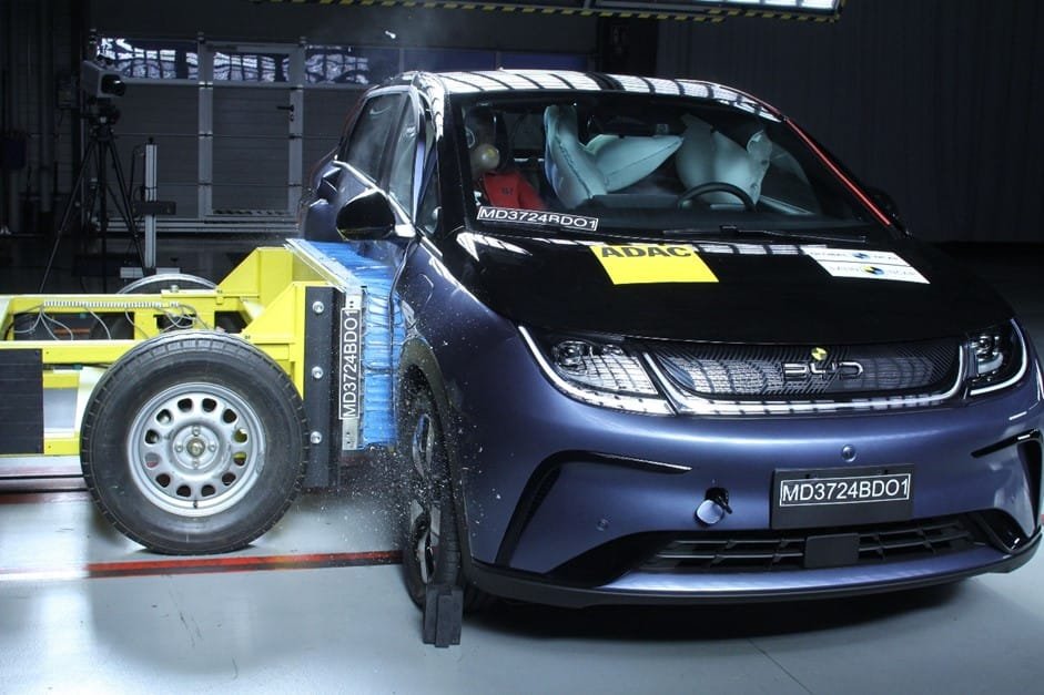 BYD Dolphin Plus recebe 5 estrelas no Latin NCAP