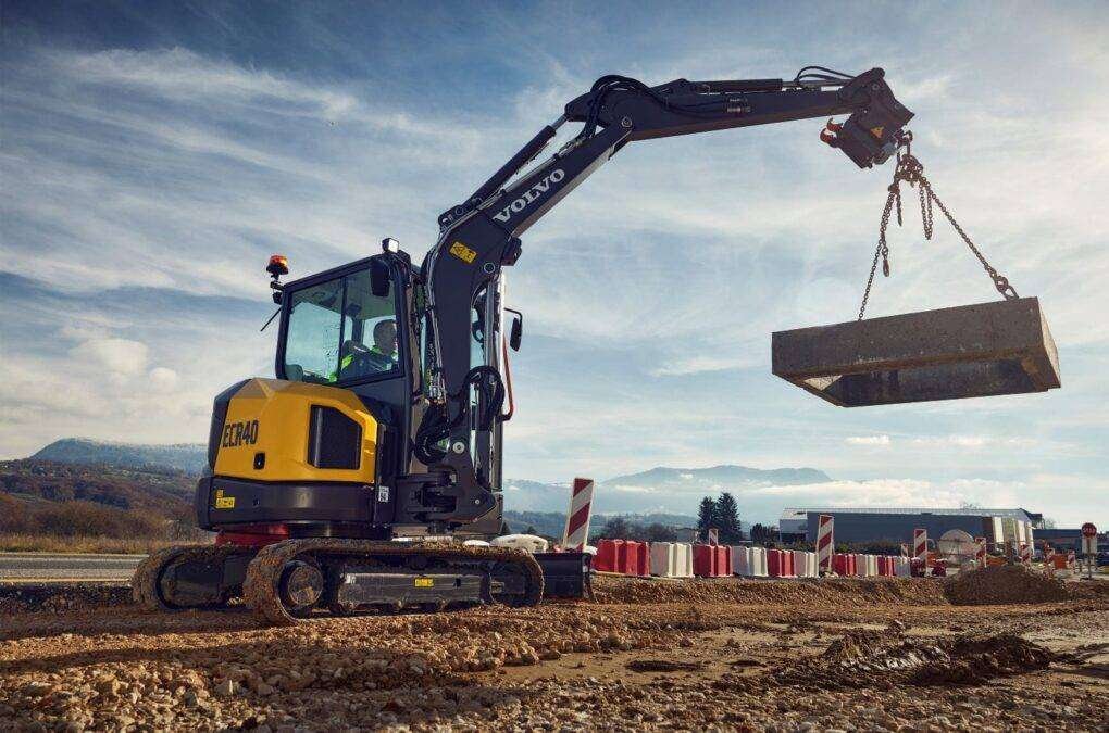 Volvo CE traz a escavadeira compacta ECR40 no Brasil - Divulgação (1)