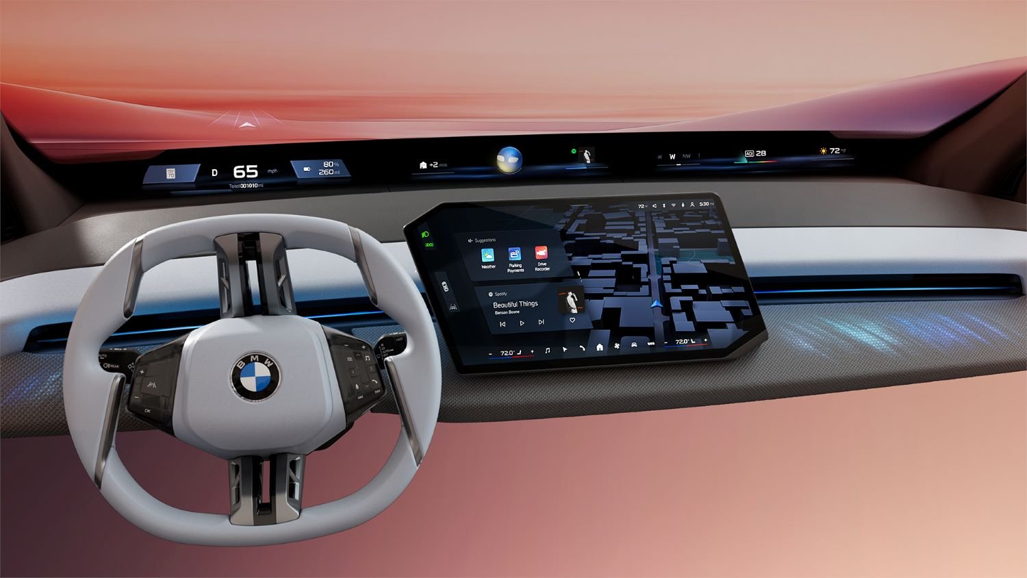 BMW Group revela avanços em experiência de condução no CES 2025