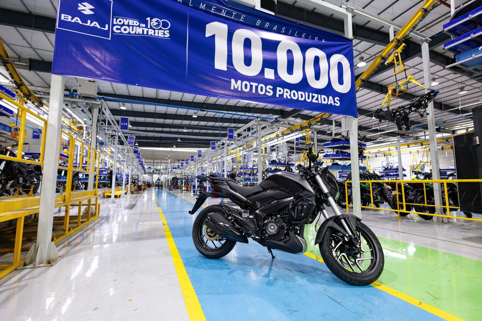 Bajaj do Brasil alcança produção de 10 mil motos em Manaus