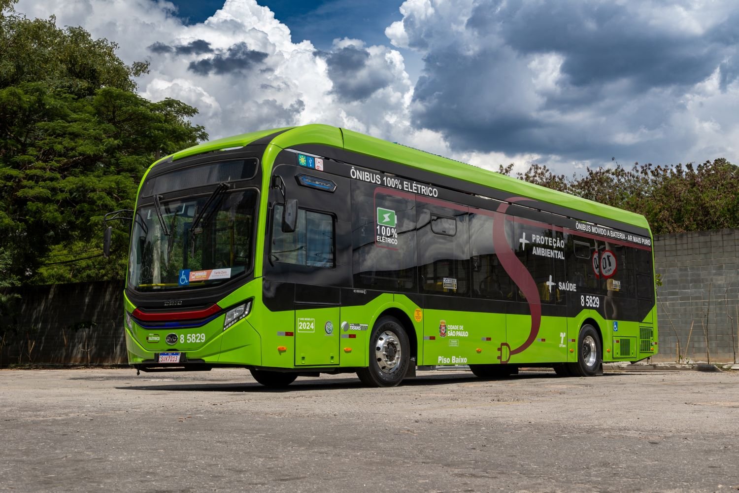 São Paulo recebe 60 novos ônibus elétricos da BYD