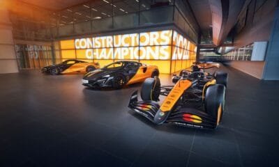 McLaren comemora título mundial com edição especial de supercarros