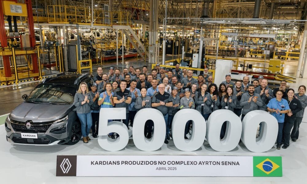 Renault celebra a produção de 50 mil unidades do Kardian