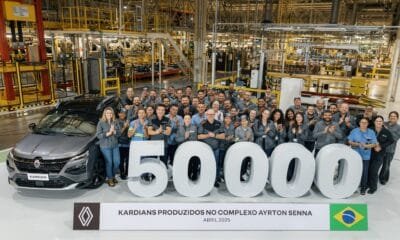 Renault celebra a produção de 50 mil unidades do Kardian