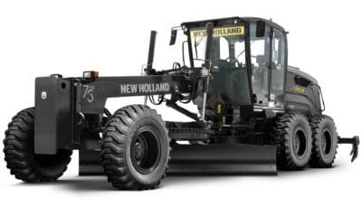 Motoniveladora comemorativa da New Holland Construction tem tiragem limitada