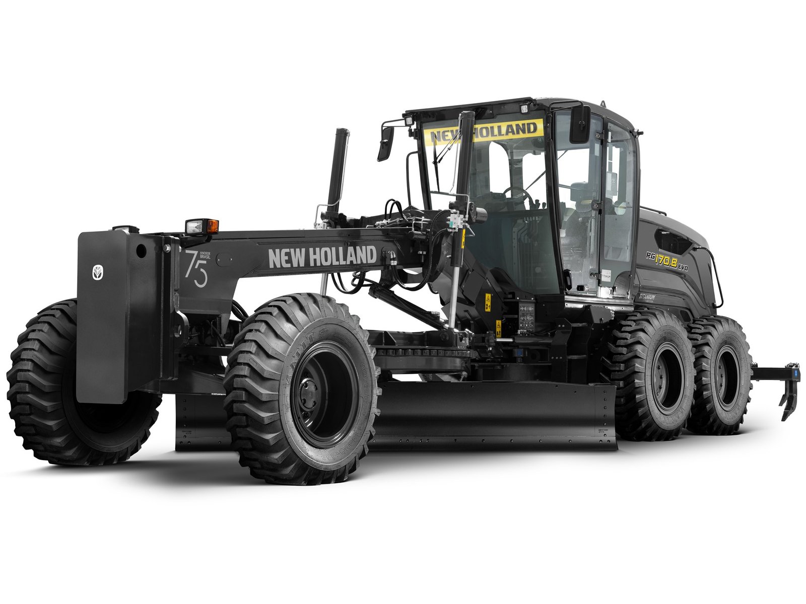 Motoniveladora comemorativa da New Holland Construction tem tiragem limitada