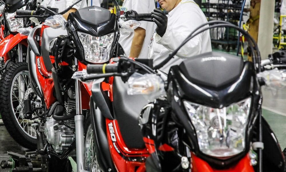 Produção de motocicletas cresce e atinge maior nível em 13 anos