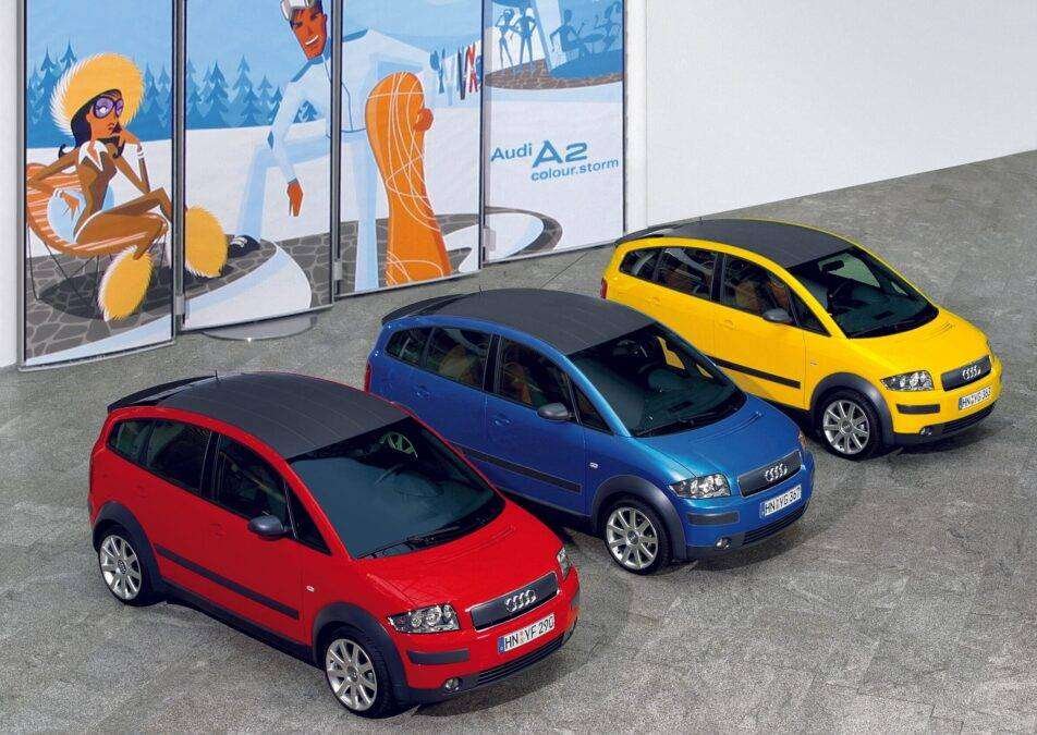 Leading light: the Audi A2 launched 25 years ago