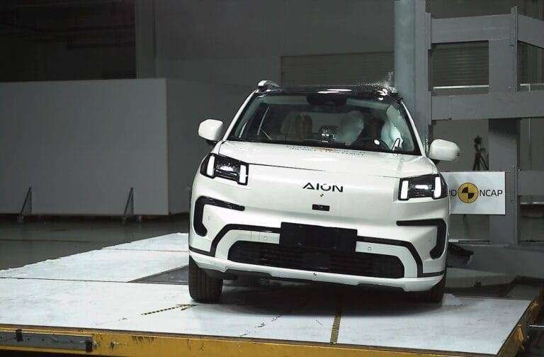 GAC Aion V recebe cinco estrelas em avaliação da Euro NCAP