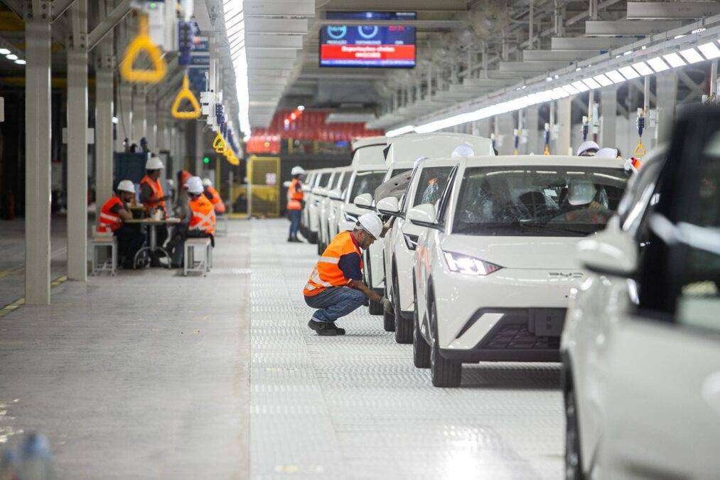 Fábrica da BYD em Camaçari