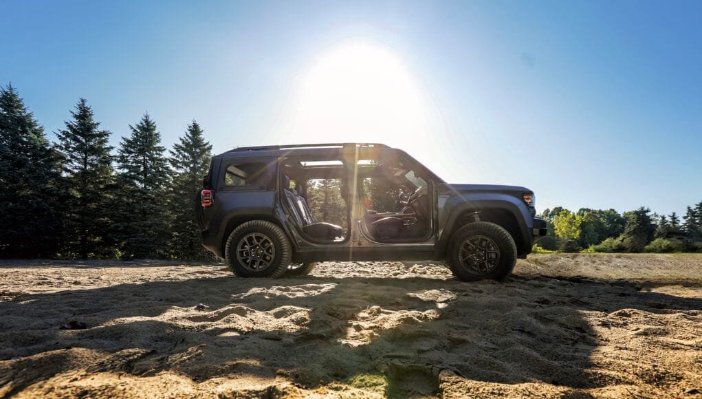 The all-new, all-electric, Trail Rated 2026 Jeep® Recon.