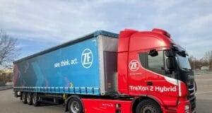 Nova transmissão híbrida da ZF mostra potencial de redução de CO₂