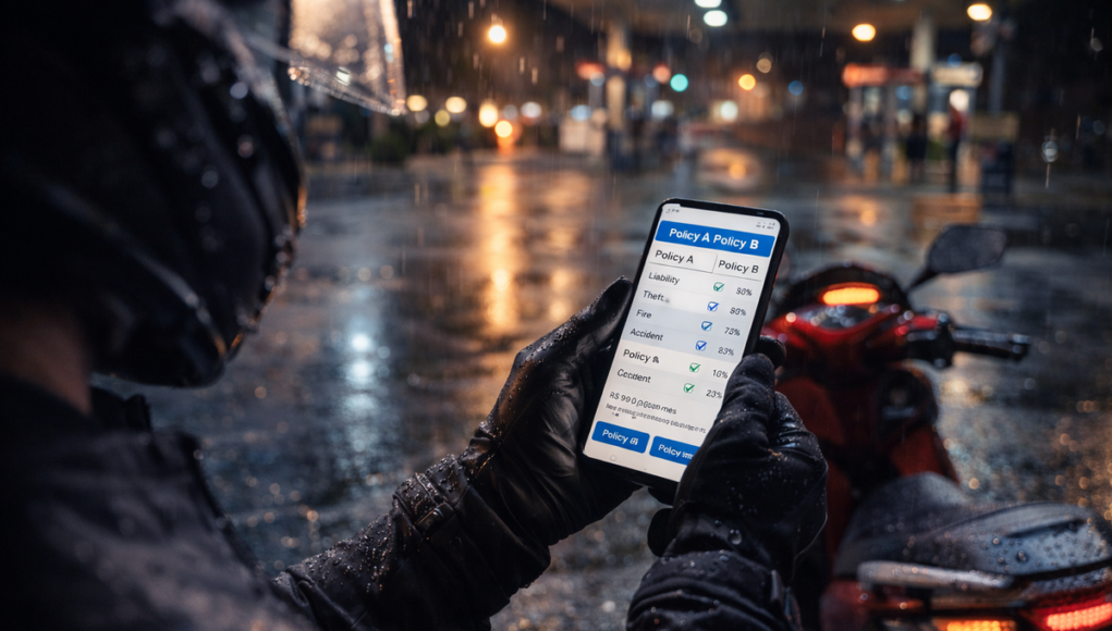 Seguro de moto: coberturas e preço orientam busca na web