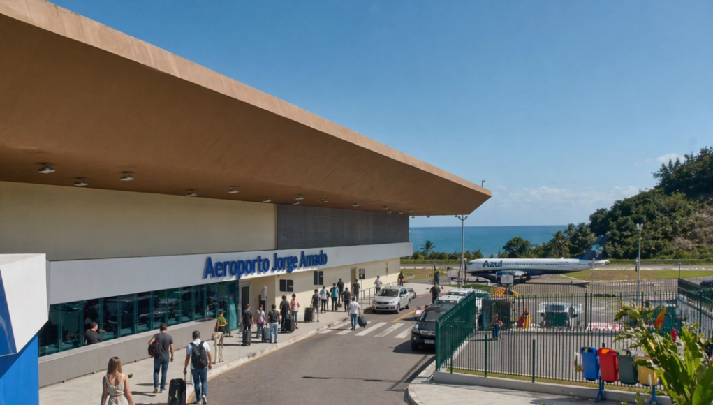 Aeroporto de Ilhéus mantém fluxo relevante de passageiros