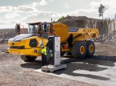 Volvo CE inicia produção de caminhões articulados elétricos