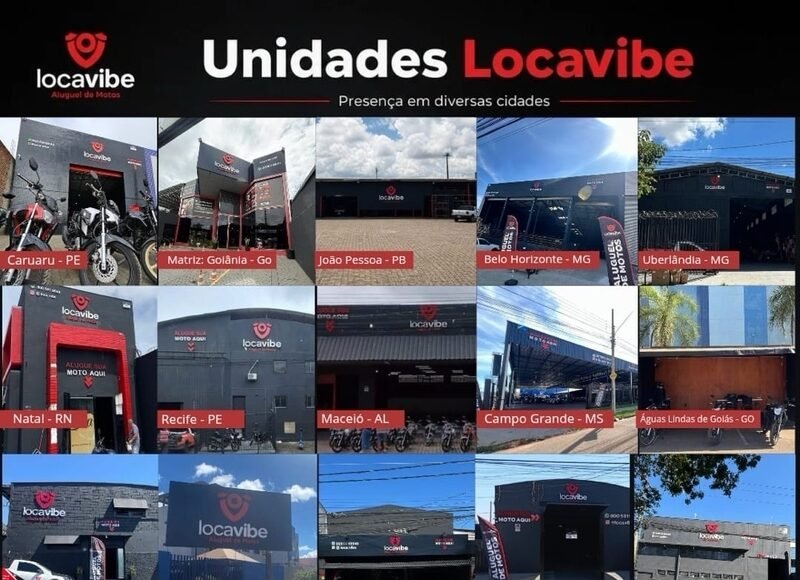 Startup de locação de motos aposta em frota própria
