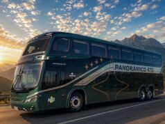 Busscar lança Panorâmico 410 NB1 com foco em eficiência e tecnologia