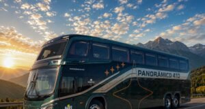 Busscar lança Panorâmico 410 NB1 com foco em eficiência e tecnologia