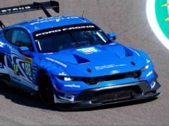 Ford Mustang GT3 acelera em Interlagos na Rolex 6 Horas de São Paulo