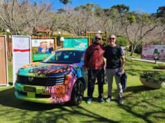 Nissan Kicks Art Car transforma SUV em uma tela sobre rodas
