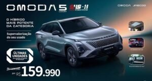 Condição especial reduz preço do SUV híbrido Omoda 5 SHS para R$159.990