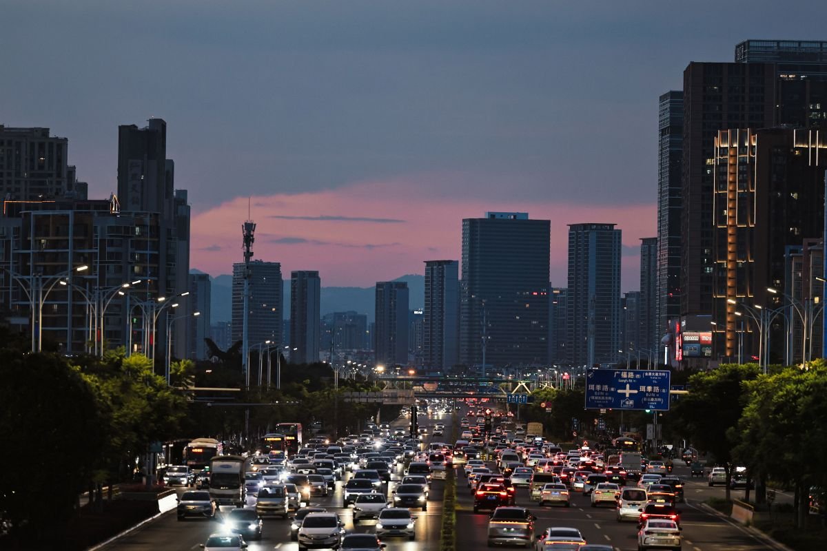Veículos a combustão na China