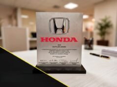 Sumitomo Rubber recebe reconhecimento da Honda no Brasil