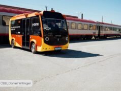Ônibus elétrico autônomo entra em testes na Áustria