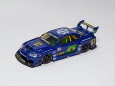Nissan GT-R R34 em escala 1:64 conquista prêmio no Salão Diecast