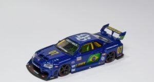 Nissan GT-R R34 em escala 1:64 conquista prêmio no Salão Diecast