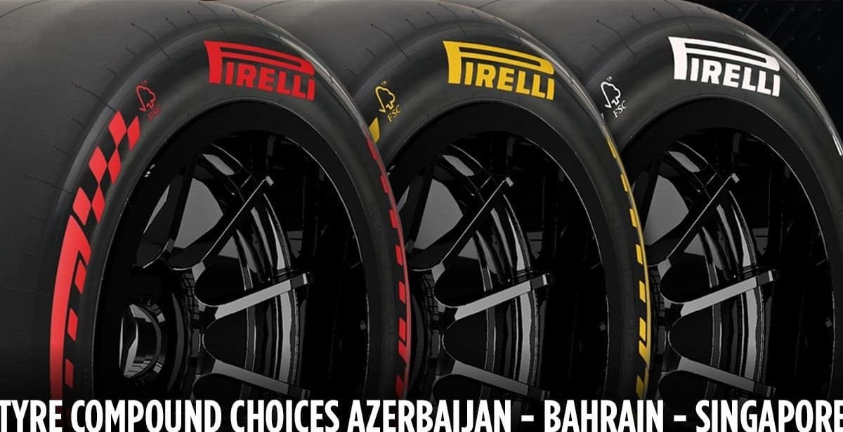 Foto dos pneus Pirelli para Fórmula 1