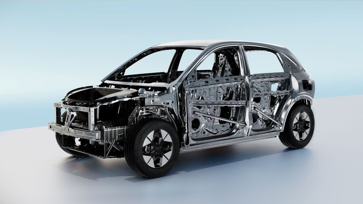 Geely EX2 em teste de segurança