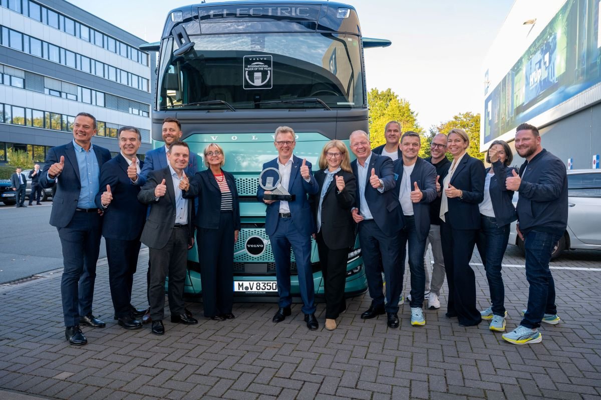 Caminhões elétricos da Volvo premiados
