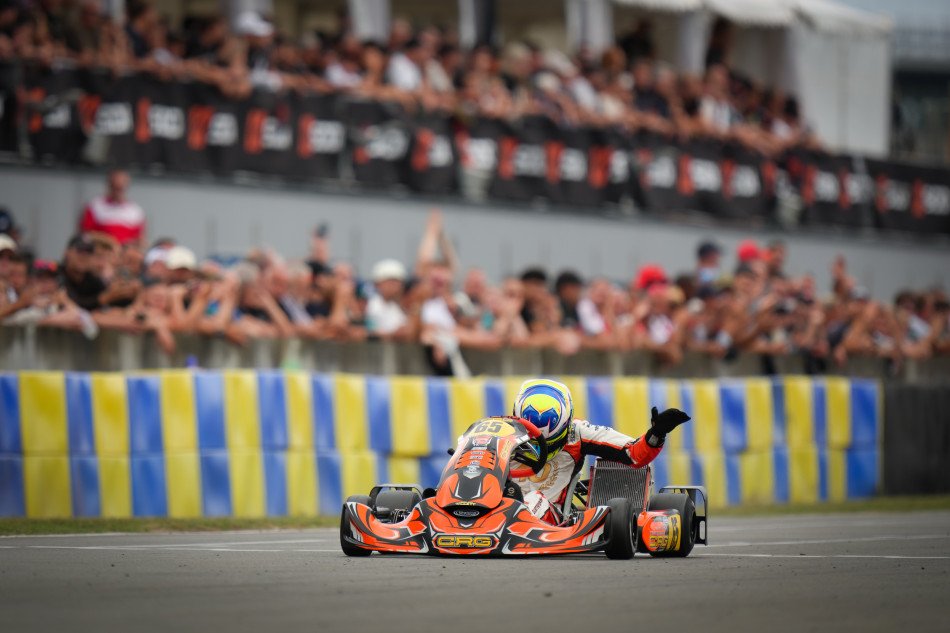 Viktor Gustafsson no Mundial de Kart KZ