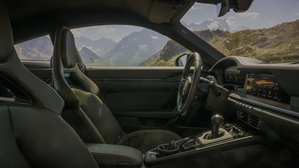 Interior do Porsche 911 GT3 Bergsport