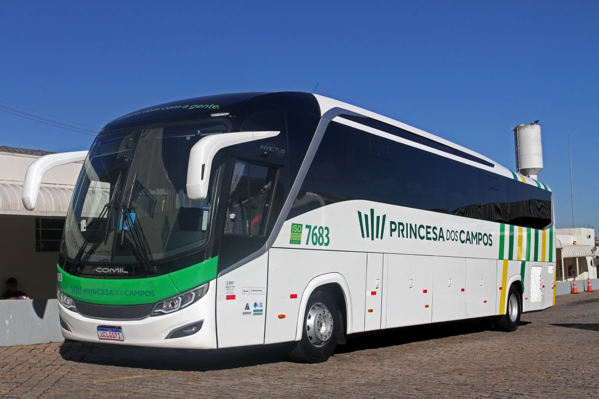 Novos ônibus da Princesa dos Campos