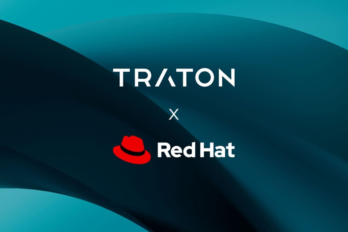 Software Traton e Red Hat para veículos comerciais