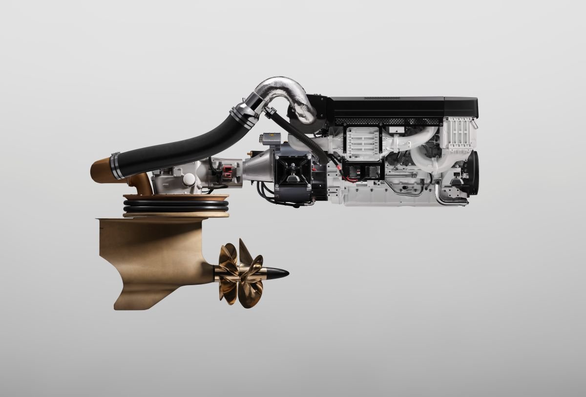 Sistema híbrido da Volvo Penta