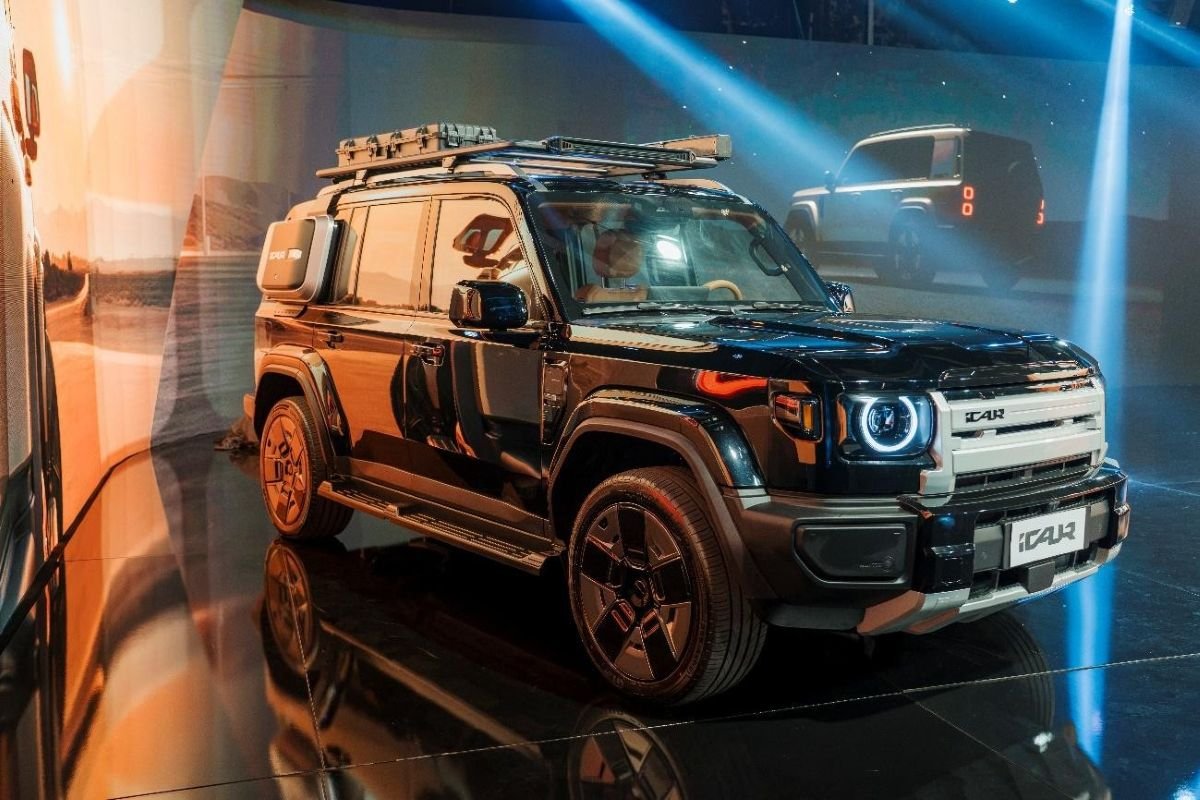 SUV iCaur V27 em exposição