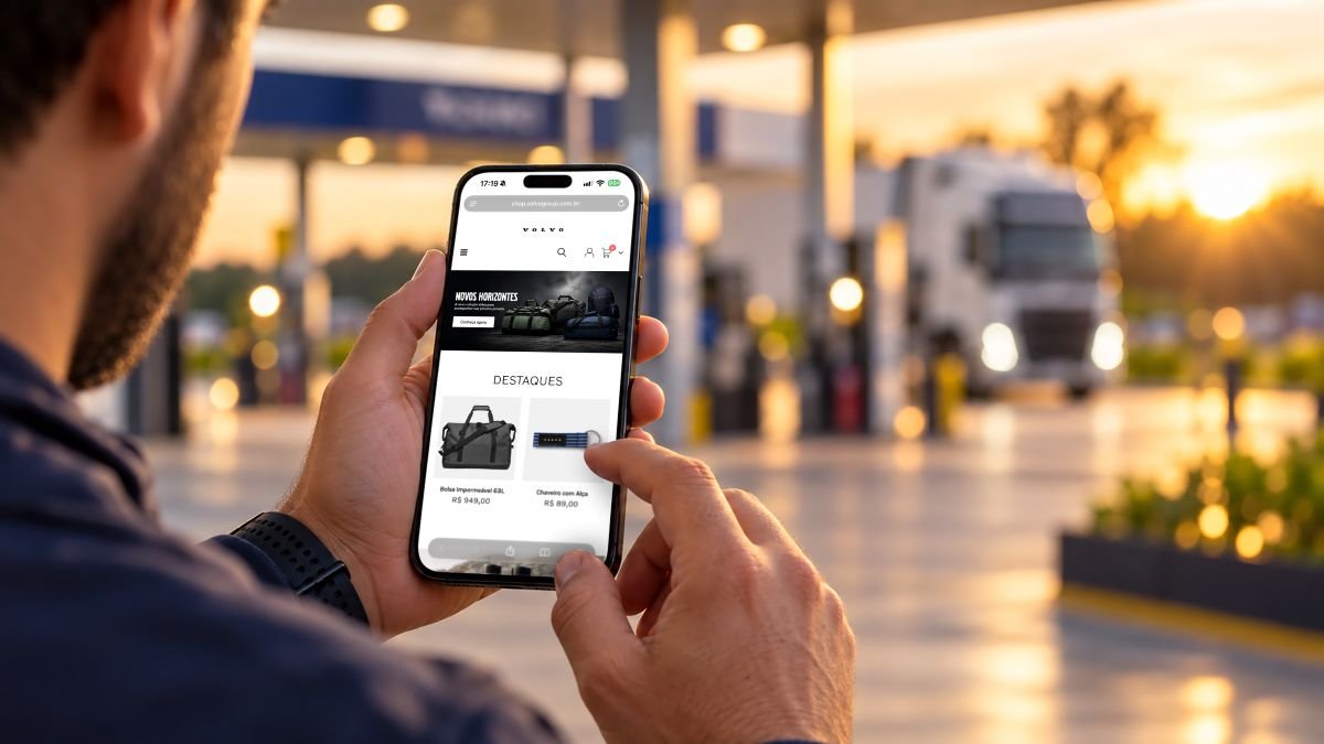 Loja virtual da Volvo
