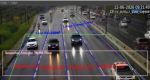 Câmeras identificam falta de cinto e uso do celular ao volante