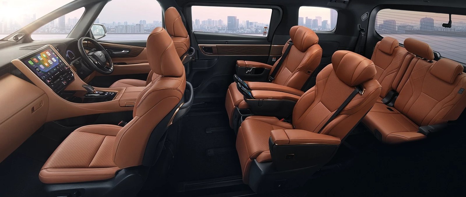 Toyota Alphard em exibição