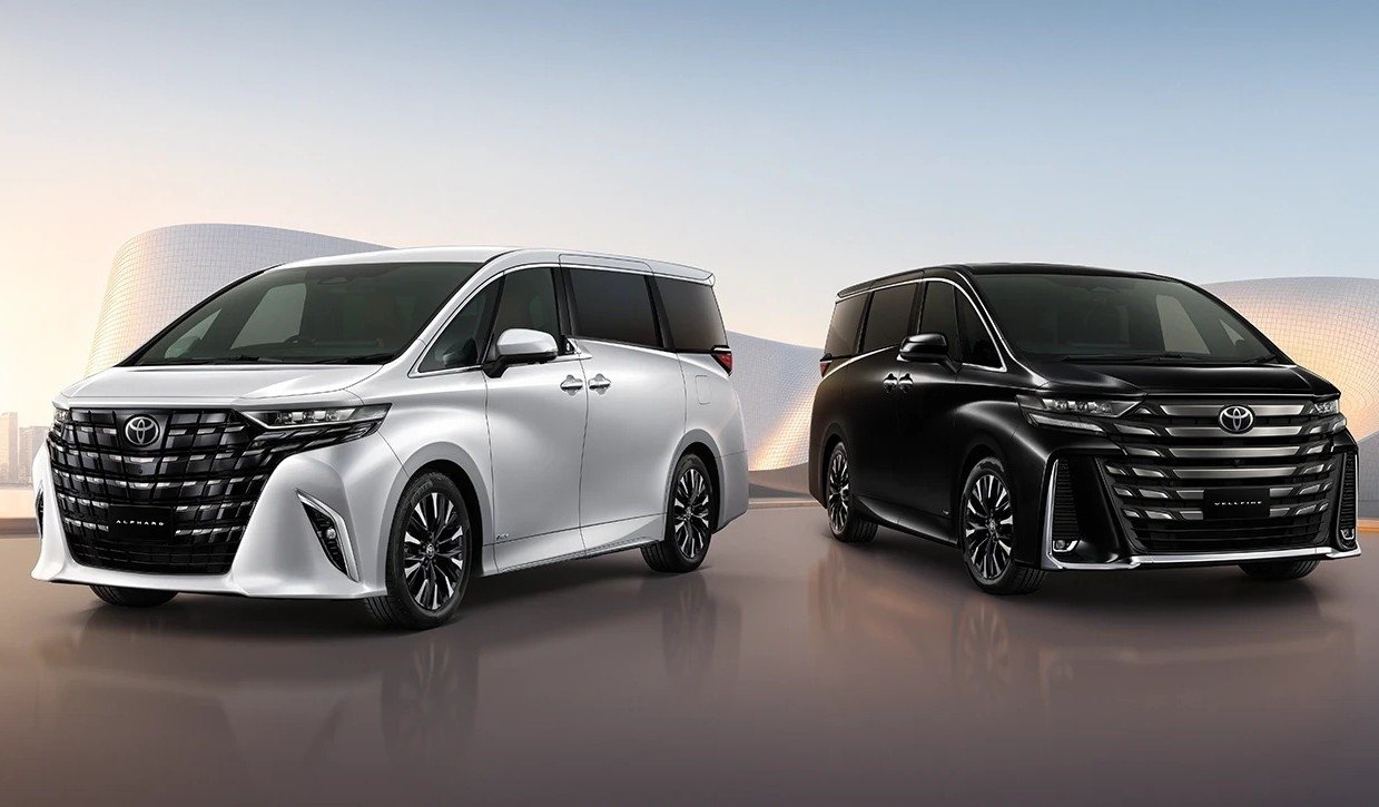 Toyota Alphard em exibição